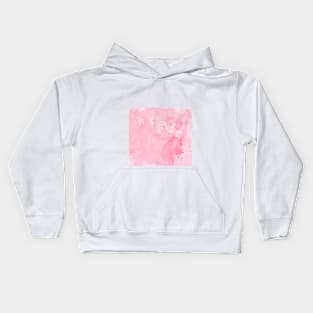 Pink Watercolor Kids Hoodie